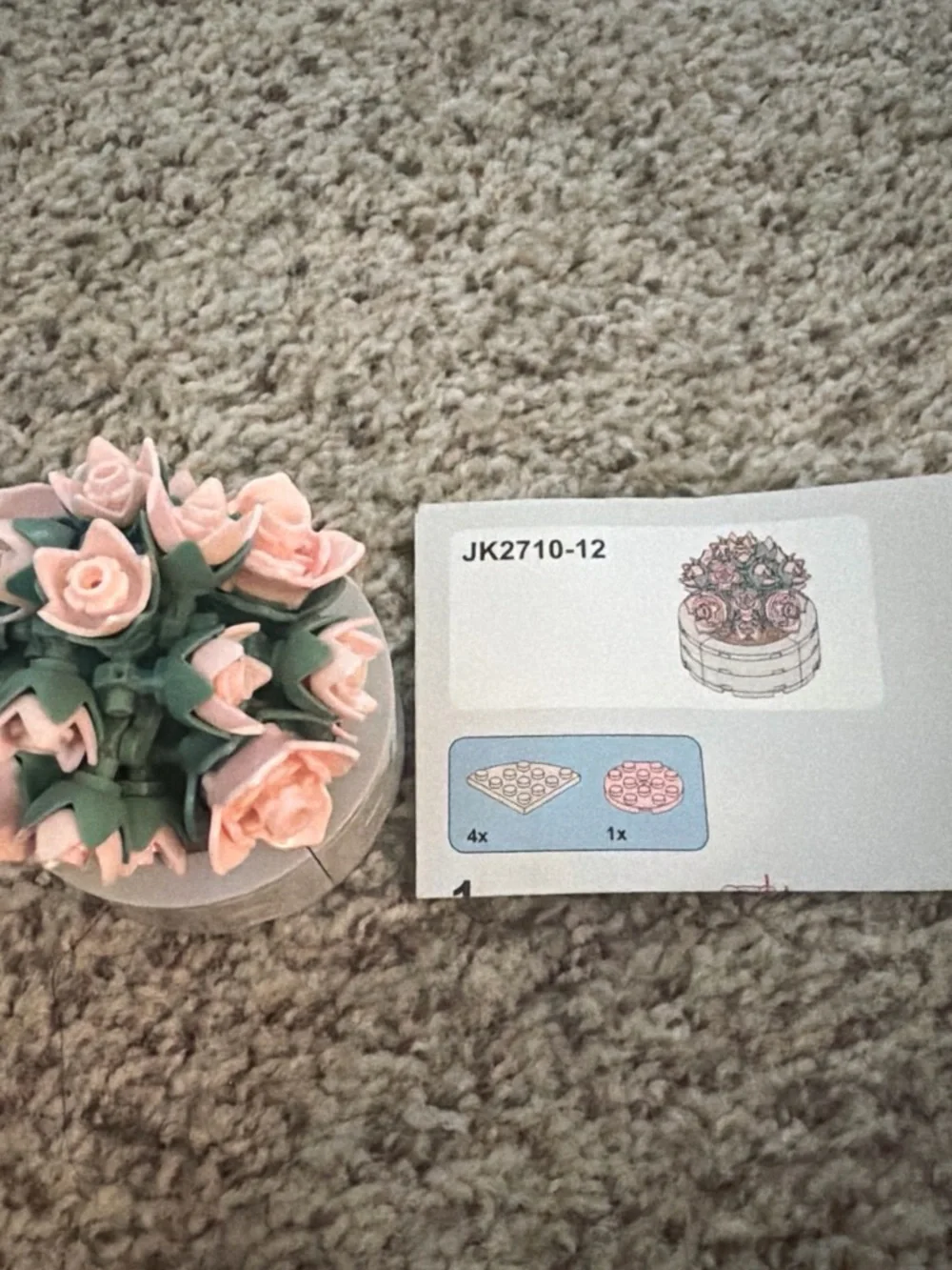 Desk Succulent Brick Set - Pink and Green